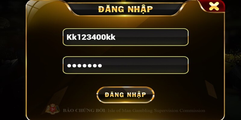 Điền thông tin chính xác khi đăng nhập app