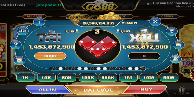 Tải game tài xỉu go88